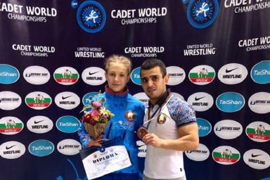 Белорусские борцы завоевали четыре награды на ЧМ в Софии