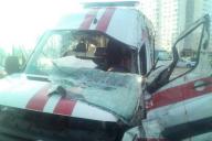 Машина скорой помощи опрокинулась в ДТП в Витебске