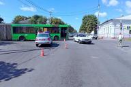 В Бобруйске автобус с пассажирами попал в ДТП