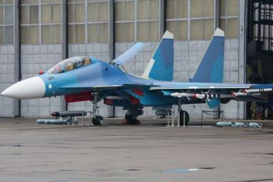 В Иркутске показали сверхманевренные истребители Су-30СМ для Беларуси