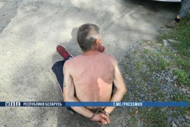 В Пружанском районе милиция с выстрелами задерживала нарушителя с топором