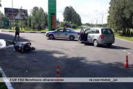 В Поставах в ДТП пострадал 16-летний подросток на мотоцикле