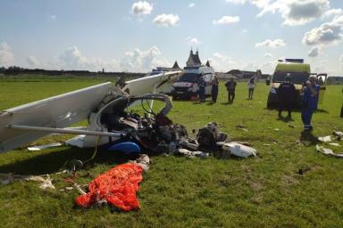 Жесткая посадка легкомоторного самолета в Подмосковье: пилот погиб, 12-летняя пассажирка в реанимации