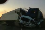 Четверо погибли: появилось видео ДТП с МАЗом, за рулем которого был белорус