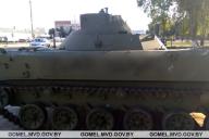 В Буда-Кошелево 9-летний мальчик написал ругательства на боевой машине десанта