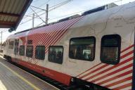 На польских электричках нарисовали карту страны с частью территории Беларуси