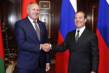 Румас и Медведев согласовали программу по углублению интеграции Беларуси и России