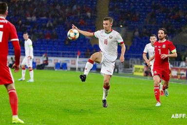 Беларусь уступила Уэльсу в товарищеском матче