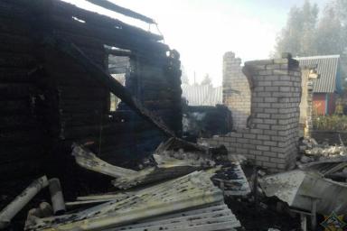 В Шкловском районе на пожаре погиб человек