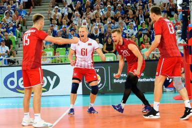 Сборная Беларуси одержала волевую победу над Финляндией на ЧЕ по волейболу