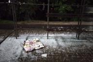 В Могилеве обстреляли остановку общественного транспорта