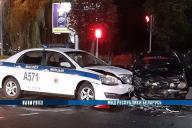 В Могилеве легковушка протаранила машину Департамента охраны