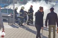 В Гродно в движении загорелся автомобиль, внутри которого находился ребенок 