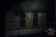 Здание почты горело в Лиозненском районе