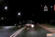 В Гродно водитель старенькой BMW решил дрифтануть, но что-то пошло не так