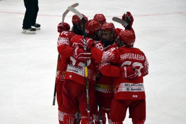Юношеская сборная Беларуси по хоккею разгромила команду Латвии на турнире в Пекине