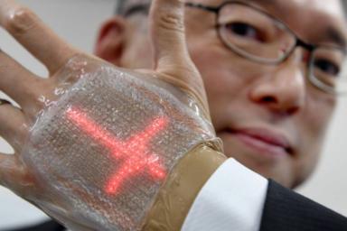 Японские ученые изобрели кожу-дисплей