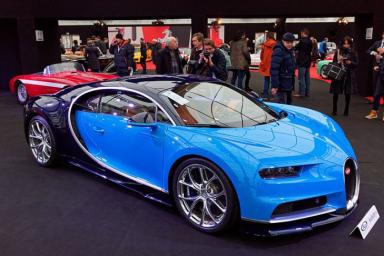 Уникальный Bugatti Chiron Sport Zebra замечен на заводе