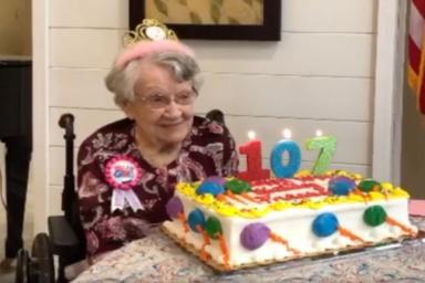 107-летняя женщина раскрыла свой секрет долголетия