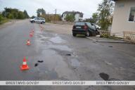 В Бресте семейная пара оказалась под колесами авто