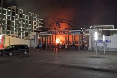 В Могилеве произошел пожар на стадионе «Спартак»