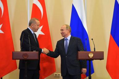 Путин договорился с Эрдоганом о прекращении военной операции в Сирии