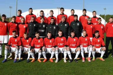 Сборная Беларуси сыграла вничью с Венгрией в квалификации юношеского ЧЕ по футболу