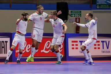 Белорусы обыграли венгров в квалификации чемпионата мира по мини-футболу