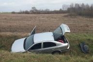 Под Браславом «Шкода» вылетела с дороги: пострадала девочка