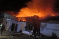 Под Березино горело открытым пламенем предприятие: последствия пожара