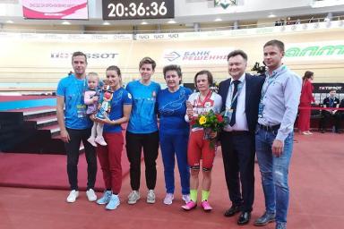 Белоруска Татьяна Шаракова завоевала бронзу на этапе Кубка мира по велотреку в Минске