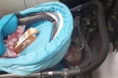 В Гродно женщина набила детскую коляску продуктами и прошла мимо кассы