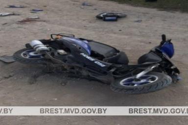 В Ивацевичах «Опель» не разъехался с мопедом: пожилой водитель получил травмы