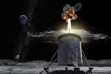 Корпорация Boeing представила проект аппарата для посадки на Луну