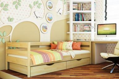 Кровати из сосны: крепкий сон для вас и вашего малыша